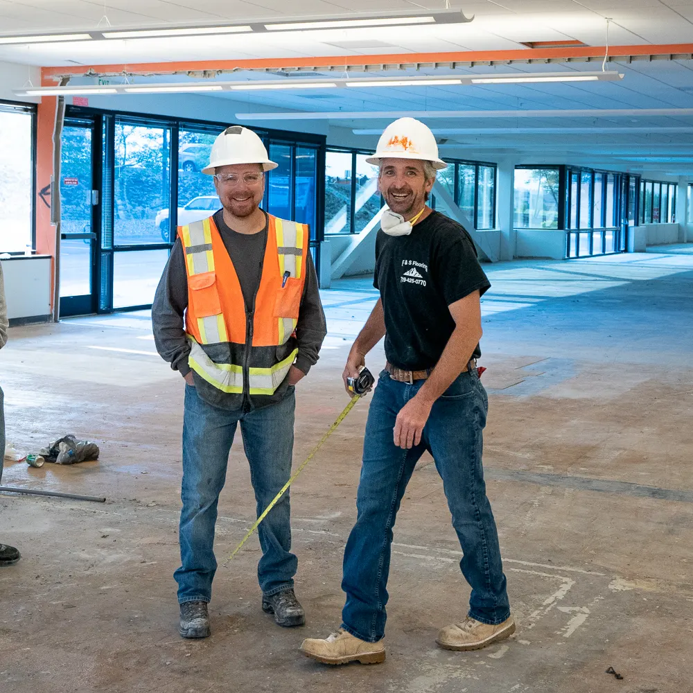 Matt and crew on commercial demolition job